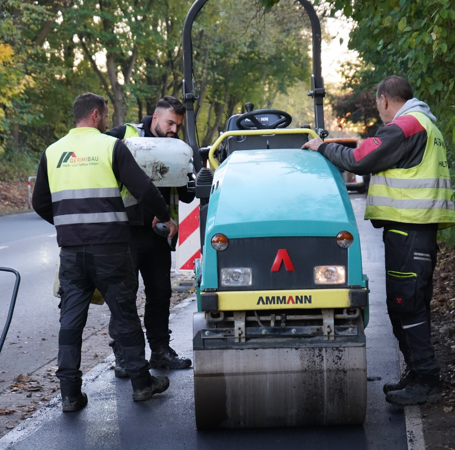Team Qerimi Bau bei der Arbeit